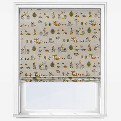 Fryetts Woodland Fox Multi Roman Blind