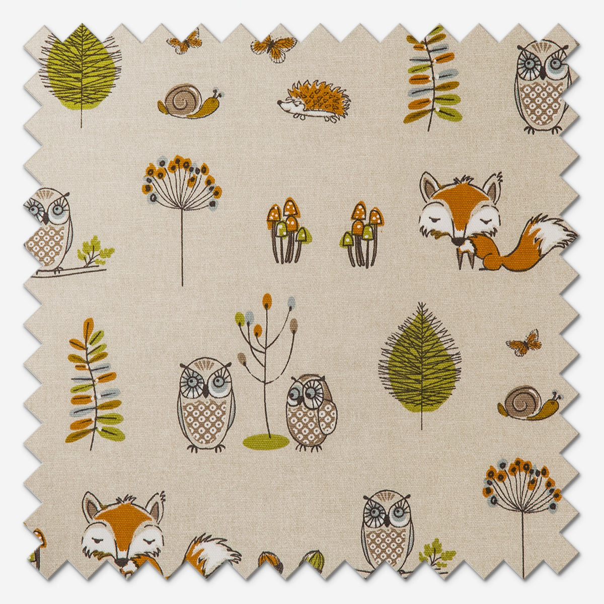 Fryetts Woodland Fox Multi Roman Blind