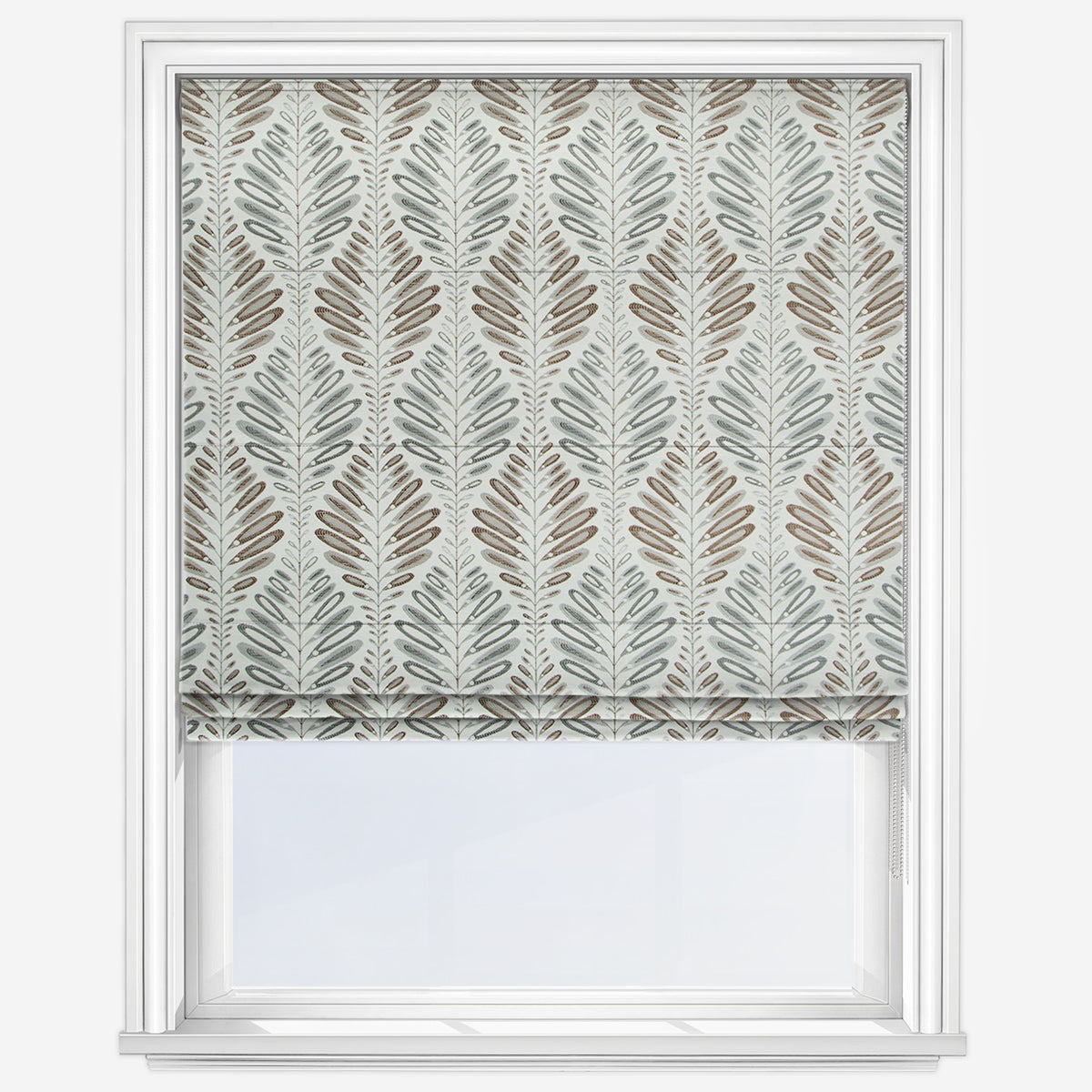 Gordon John Clarion Brown Roman Blind