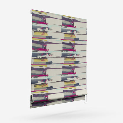 Harlequin Momentum Zeal Purple Roman Blind