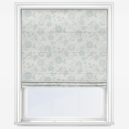 iLiv Bird Garden Duck Egg Roman Blind