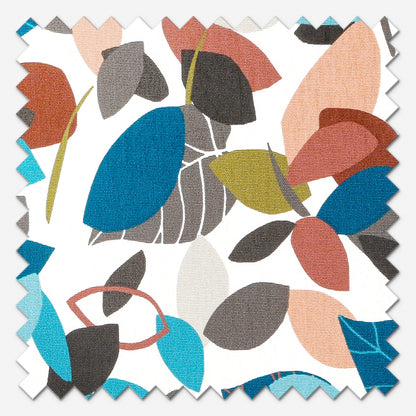 iLiv Botaniska Teal Roman Blind