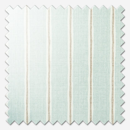 iLiv Rowing Stripe Duckegg Roman Blind