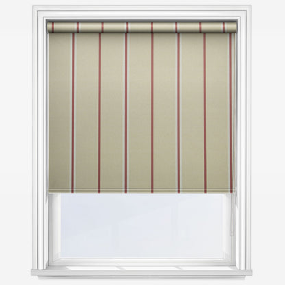 Louvolite Ashford Hessian Red Roller Blind