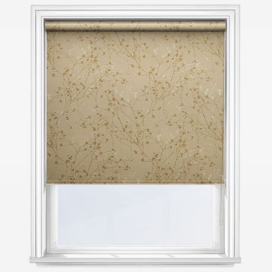 Louvolite Collina Antique Gold Roller Blind