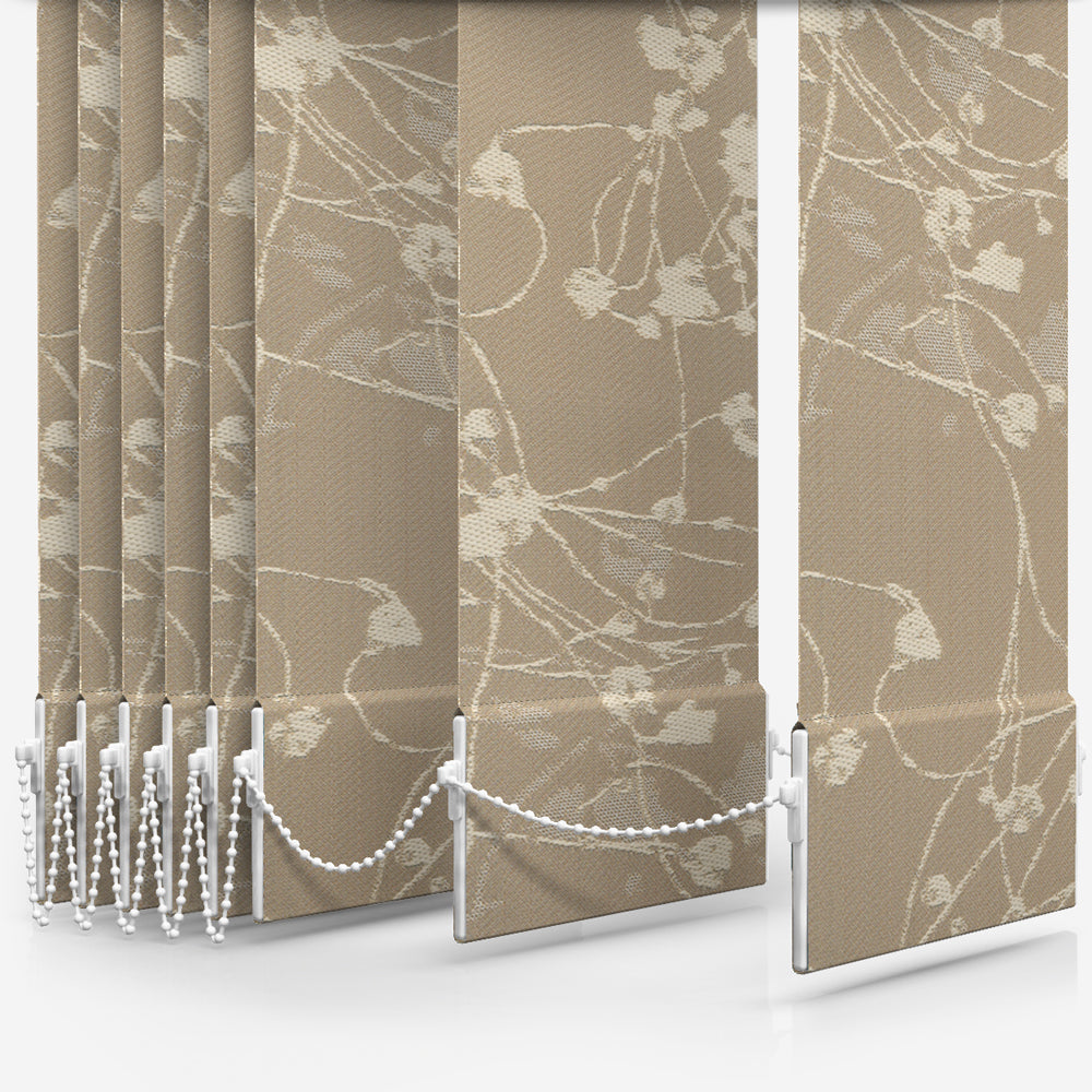 Louvolite Collina Champagne Fizz Vertical Blind