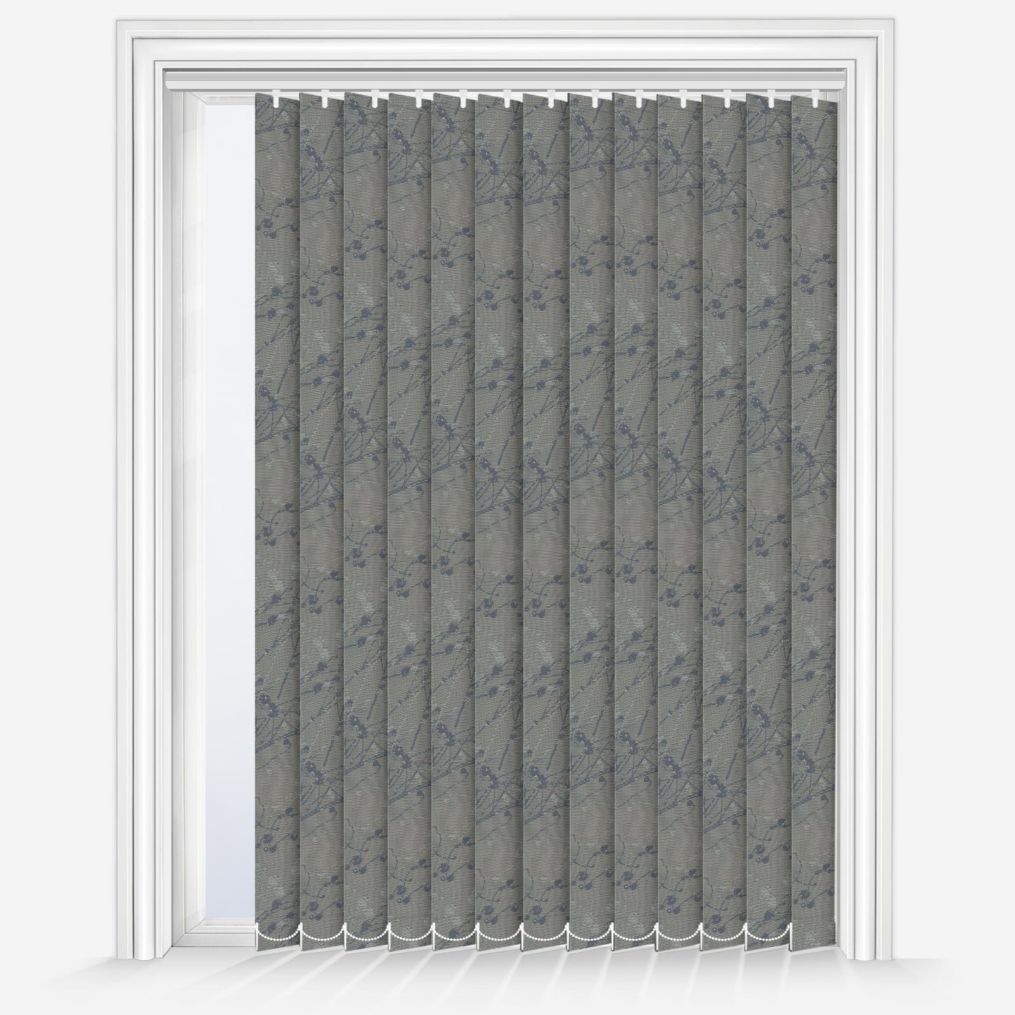 Louvolite Collina Moonlight Mink Vertical Blind