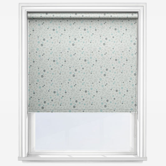 Louvolite Cotton Flower Mineral Roller Blind