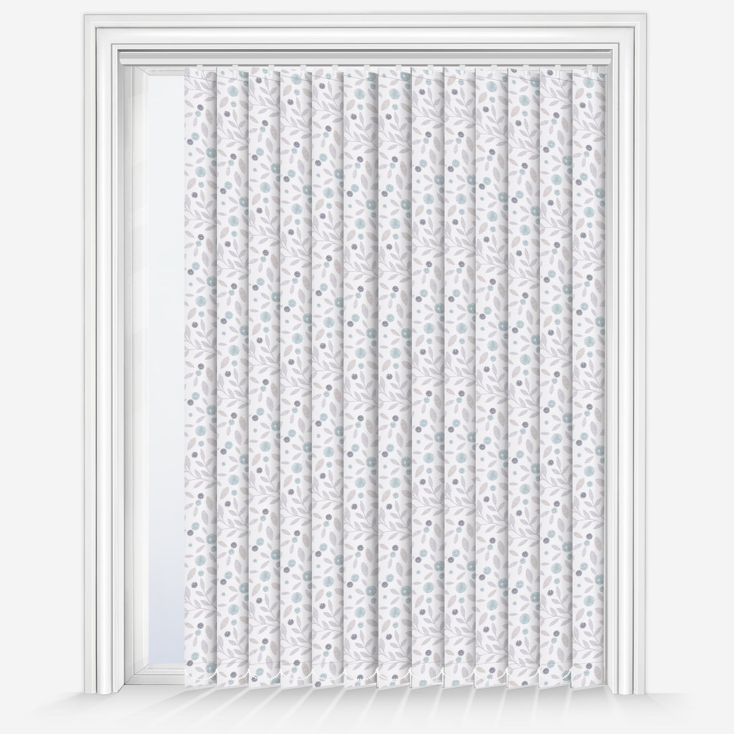 Louvolite Cotton Flower Mineral Vertical Blind