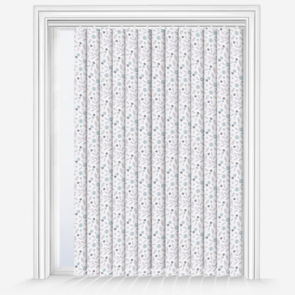 Louvolite Cotton Flower Mineral Vertical Blind