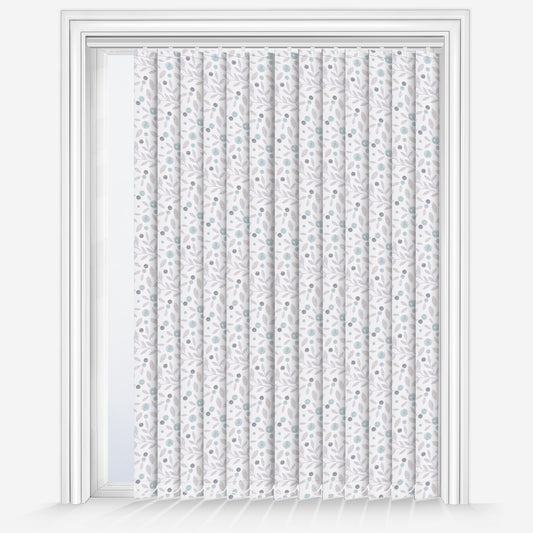 Louvolite Cotton Flower Mineral Vertical Blind