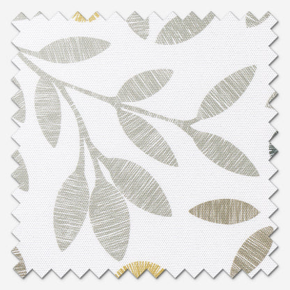 Louvolite Cotton Flower Ochre Vertical Blind