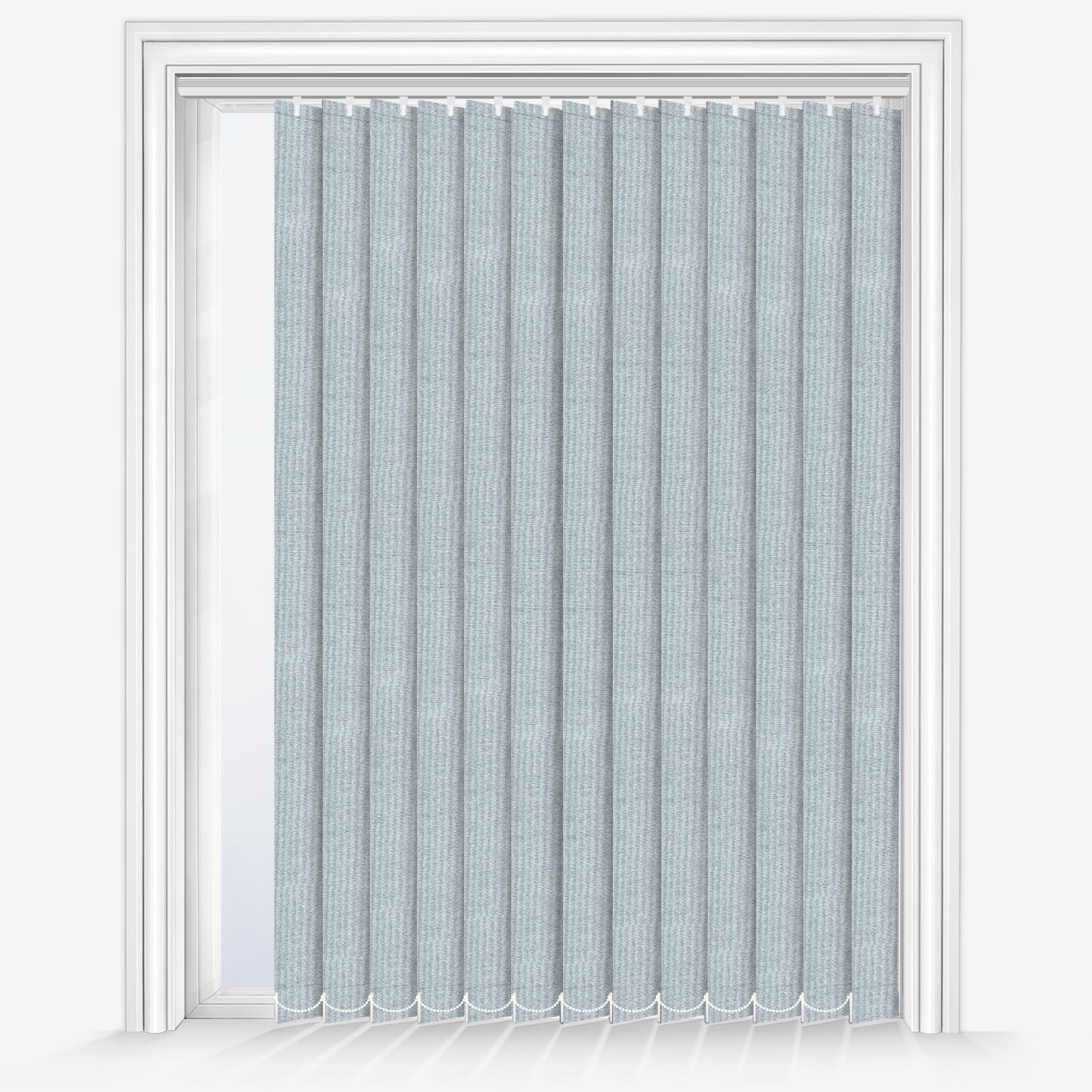 Louvolite Crush Cornish Blue Vertical Blind