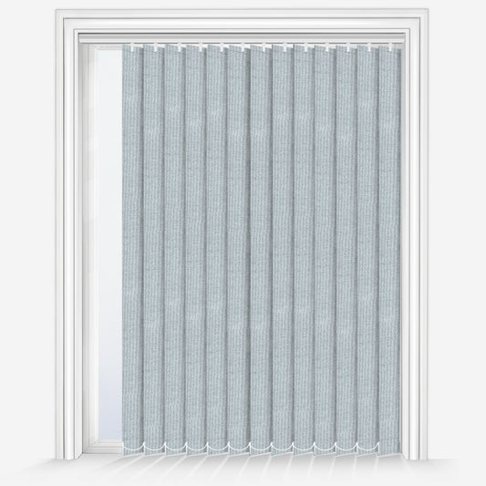 Louvolite Crush Cornish Blue Vertical Blind