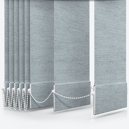 Louvolite Crush Cornish Blue Vertical Blind