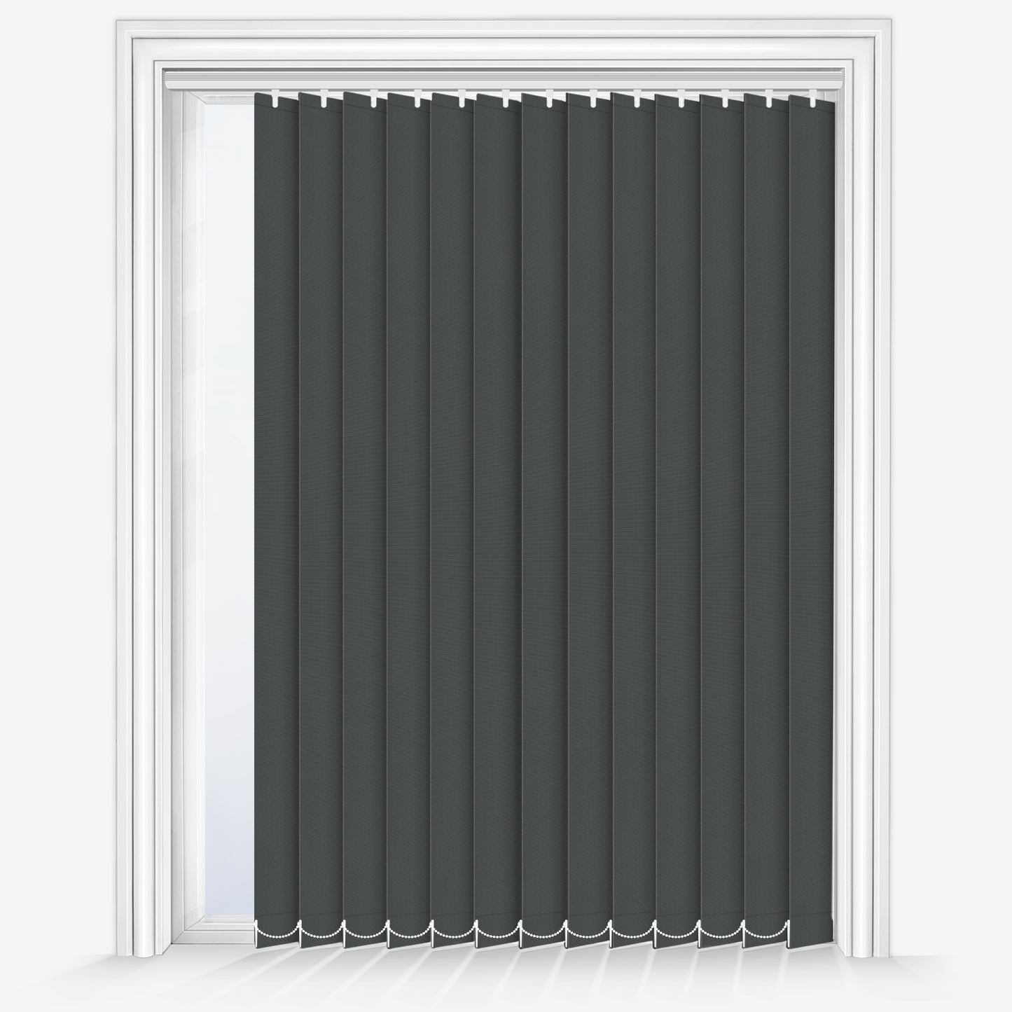 Louvolite Ex-Lite Anthracite Vertical Blind