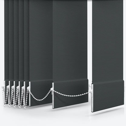 Louvolite Ex-Lite Anthracite Vertical Blind