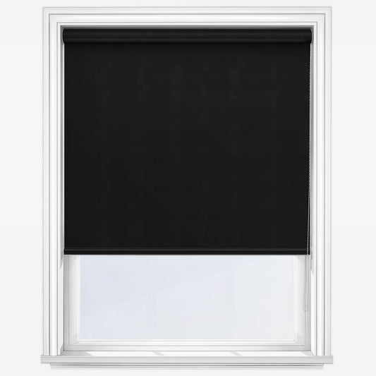 Louvolite Ex-Lite Black Roller Blind