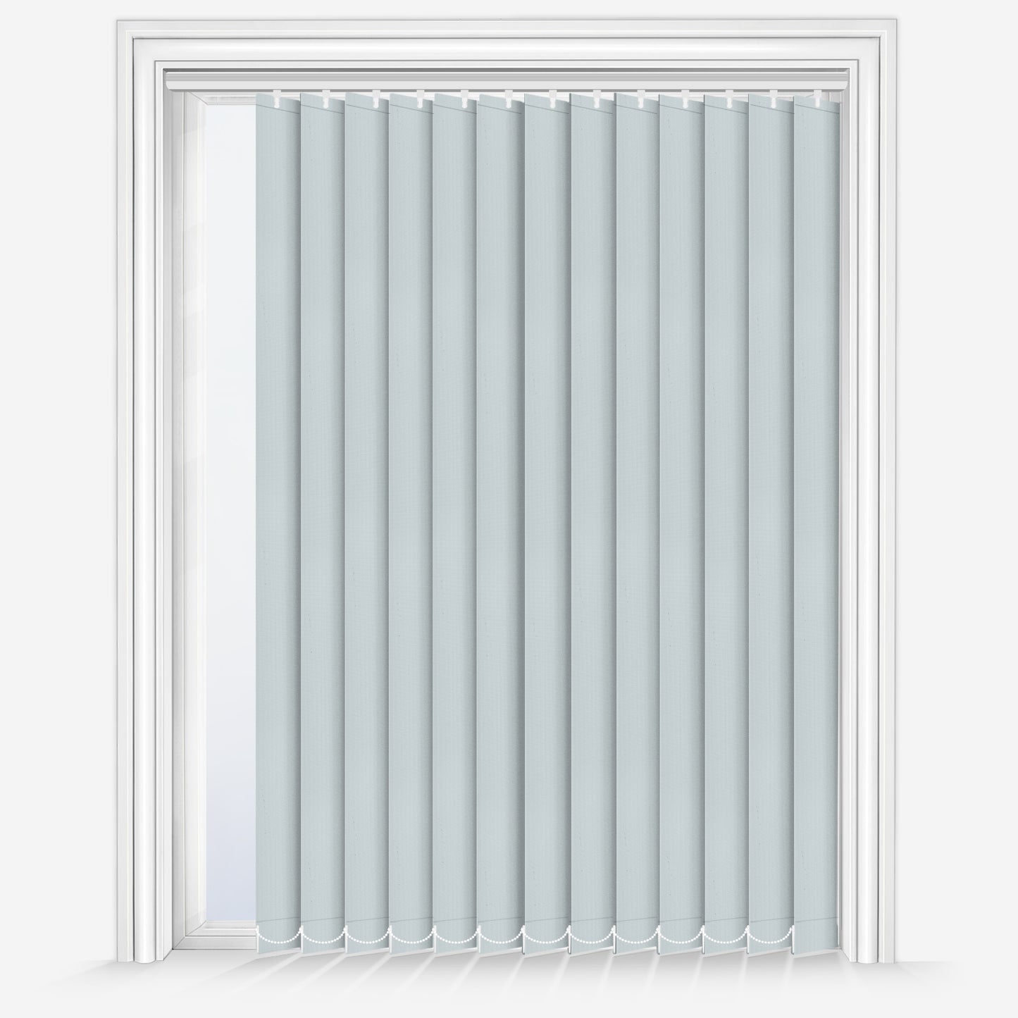 Louvolite Ex-Lite Light grey Vertical Blind