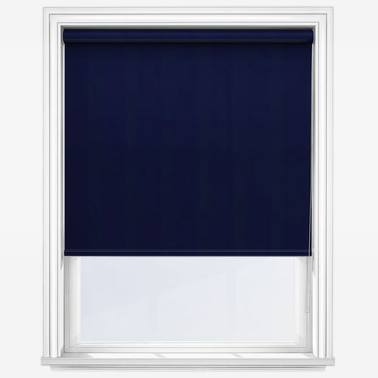 Louvolite Ex-Lite Navy Roller Blind