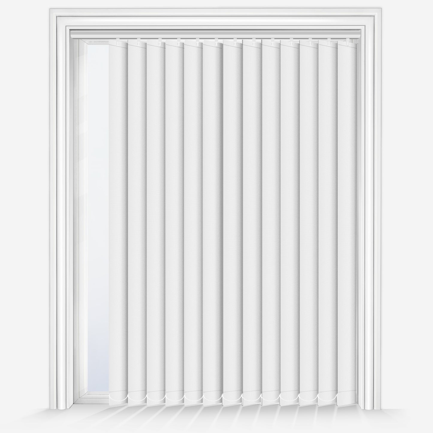 Louvolite Ex-Lite White Vertical Blind