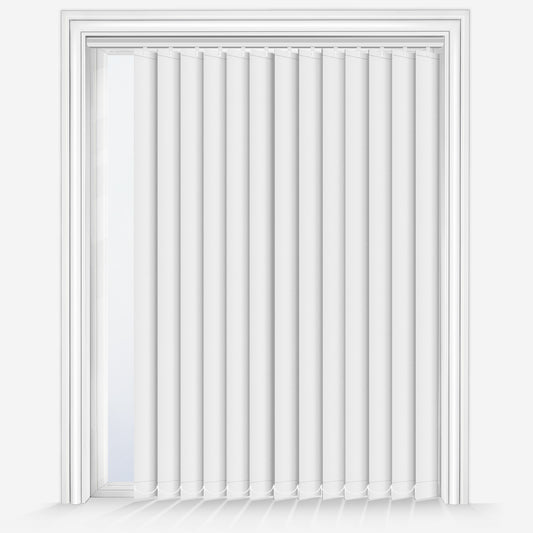 Louvolite Ex-Lite White Vertical Blind