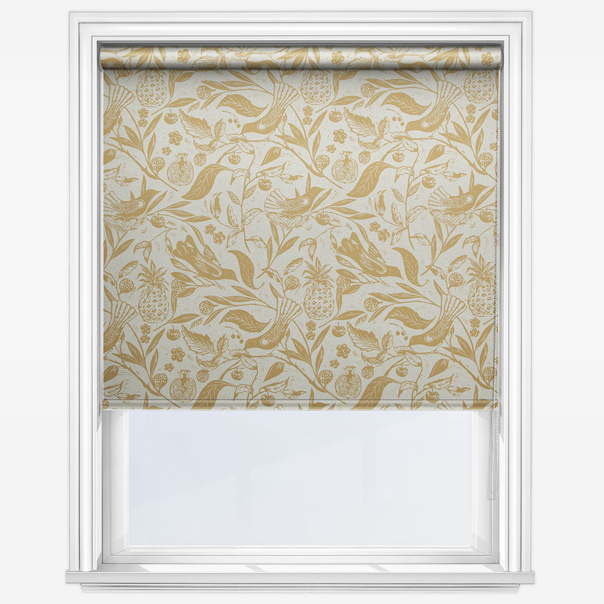 Louvolite Folk Gold Roller Blind