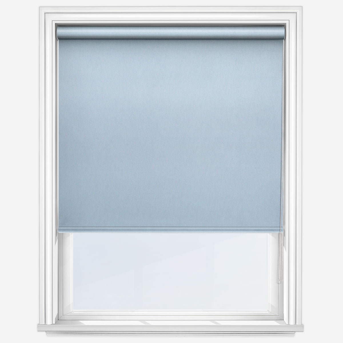 Louvolite Guardian Smoke Blue Roller Blind
