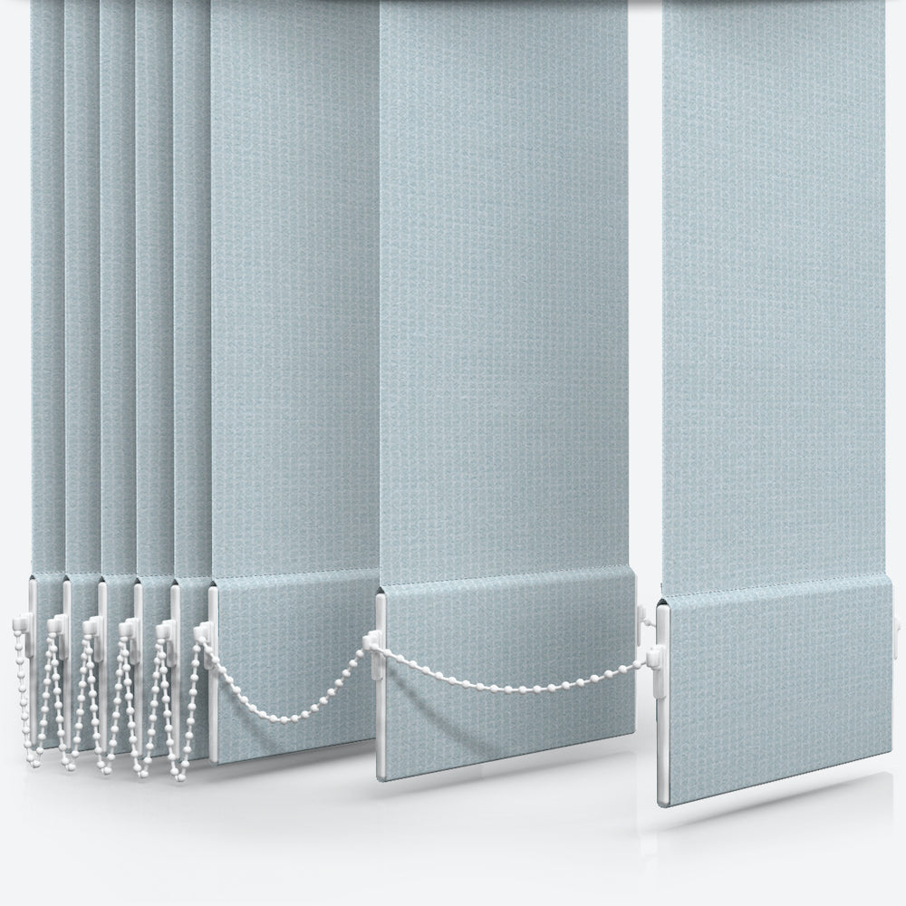 Louvolite Guardian Smoke Blue Vertical Blind