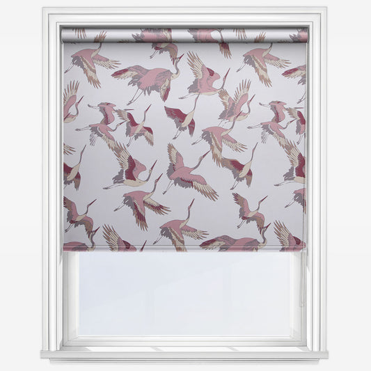 Louvolite Herons Mulberry Roller Blind