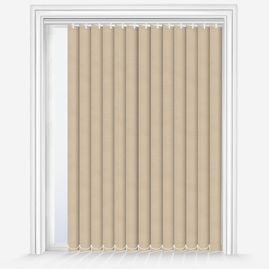 Louvolite Mineral Pale Gold Vertical Blind