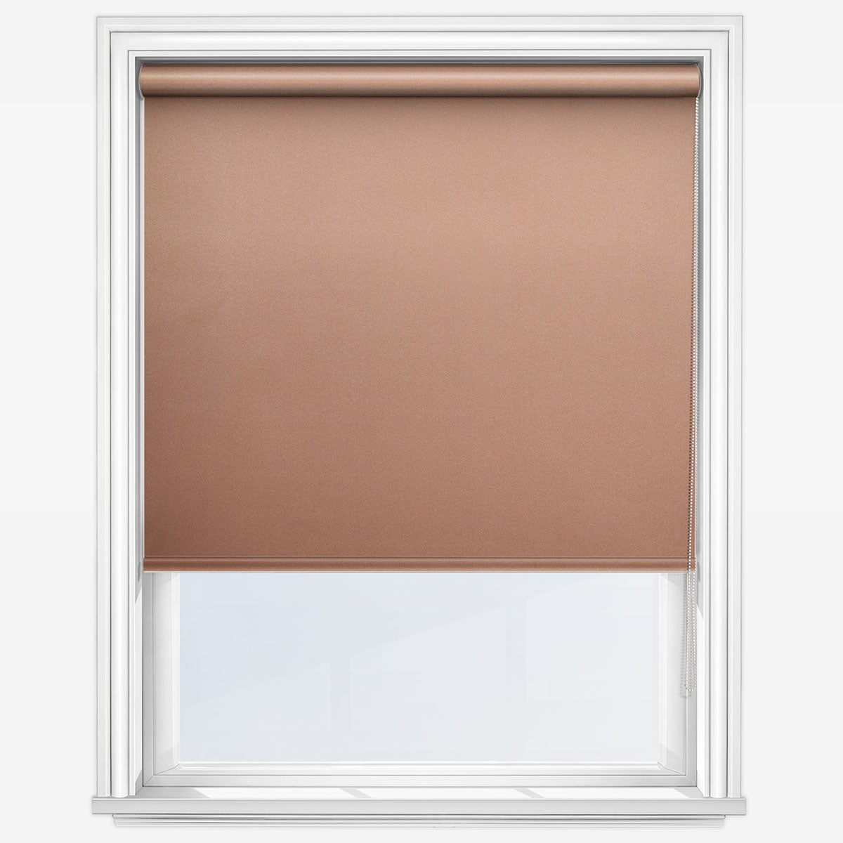 Louvolite Mineral Rose Gold Roller Blind