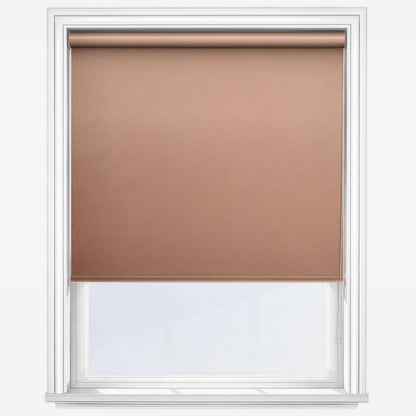 Louvolite Mineral Rose Gold Roller Blind