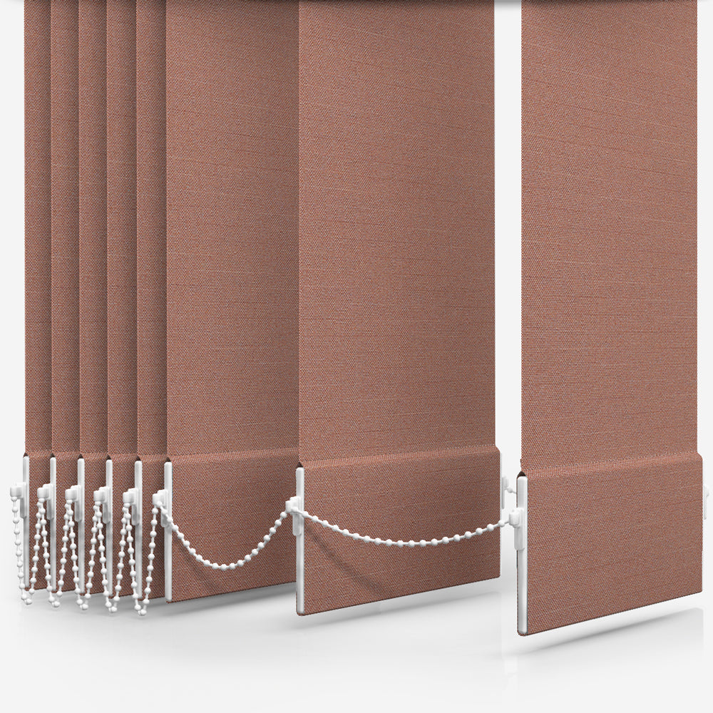 Louvolite Mineral Rose Gold Vertical Blind