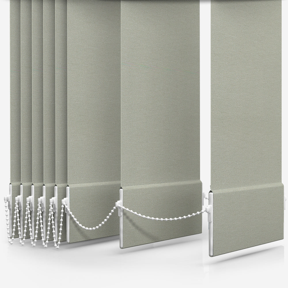 Louvolite Mineral Silver Vertical Blind