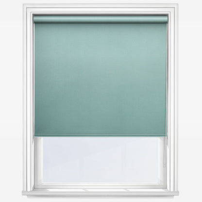 Louvolite Mineral Verdigris Roller Blind