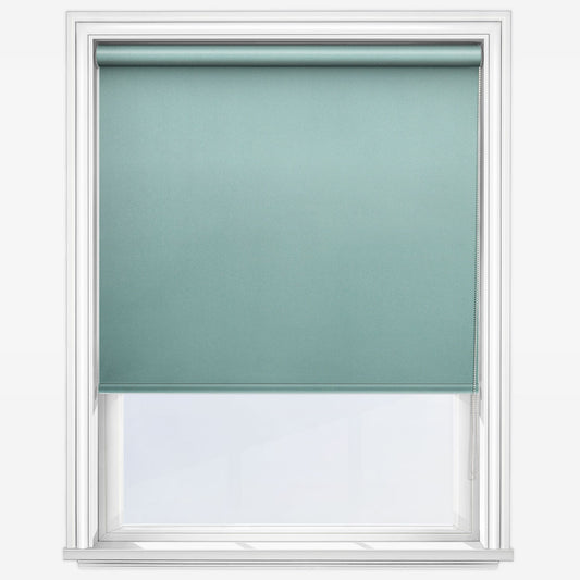 Louvolite Mineral Verdigris Roller Blind