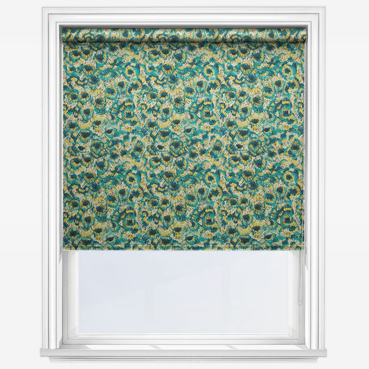 Louvolite Peacock Feather Roller Blind