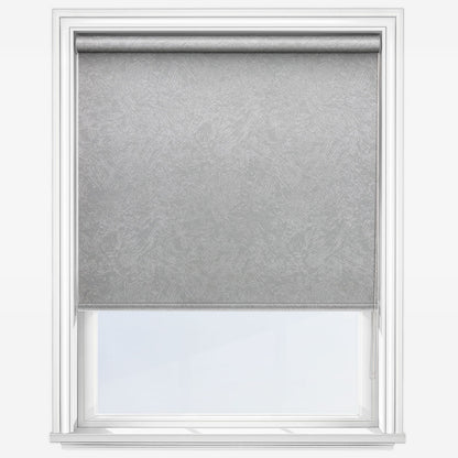 Louvolite Romany Light Grey Roller Blind