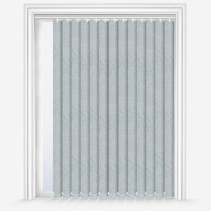 Louvolite Romany Light Grey Vertical Blind