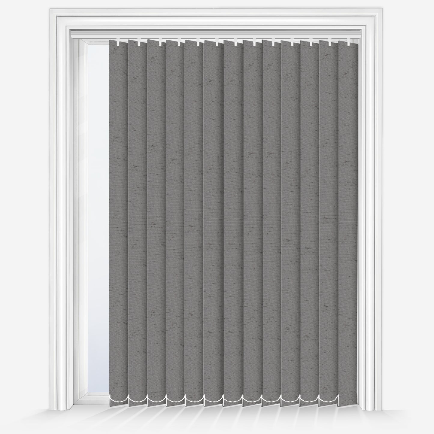 Louvolite Shot Silk Moonstone Vertical Blind