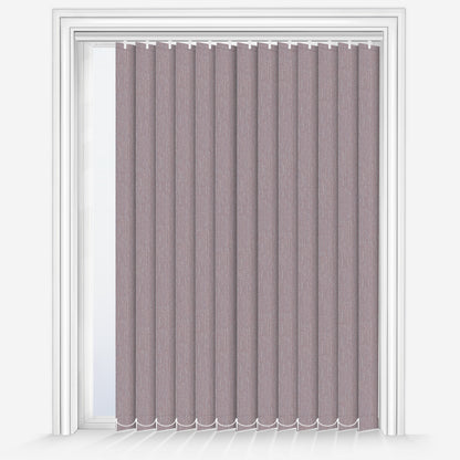 Louvolite Valencia Pale Mauve Vertical Blind
