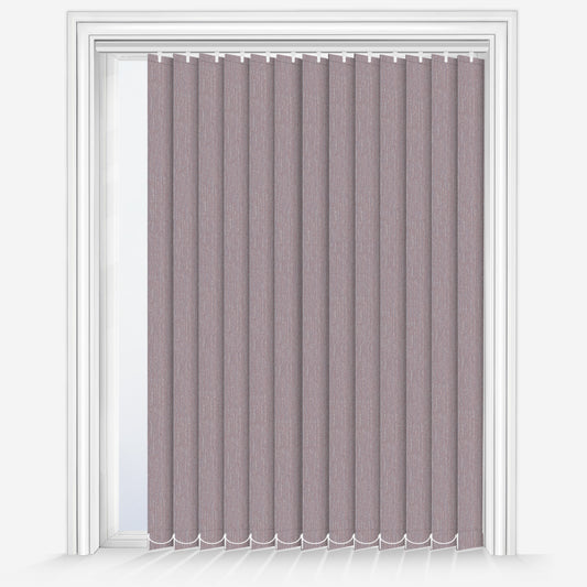 Louvolite Valencia Pale Mauve Vertical Blind