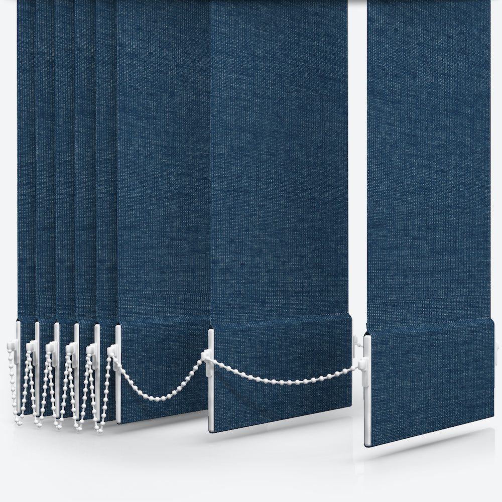 Louvolite Voile Cobalt Blue Vertical Blind