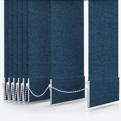 Louvolite Voile Cobalt Blue Vertical Blind