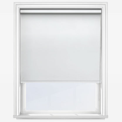 Louvolite Voile FR White Roller Blind