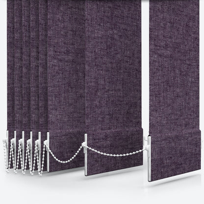 Louvolite Voile Grape Vertical Blind