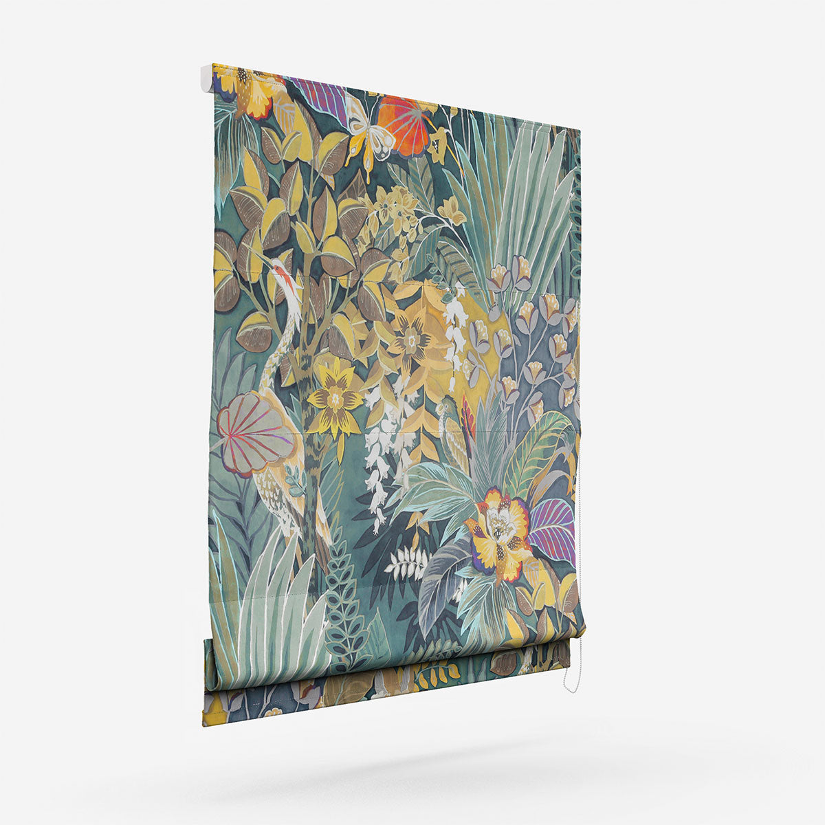 Prestigious Textiles Hidden Paradise Emerald Roman Blind