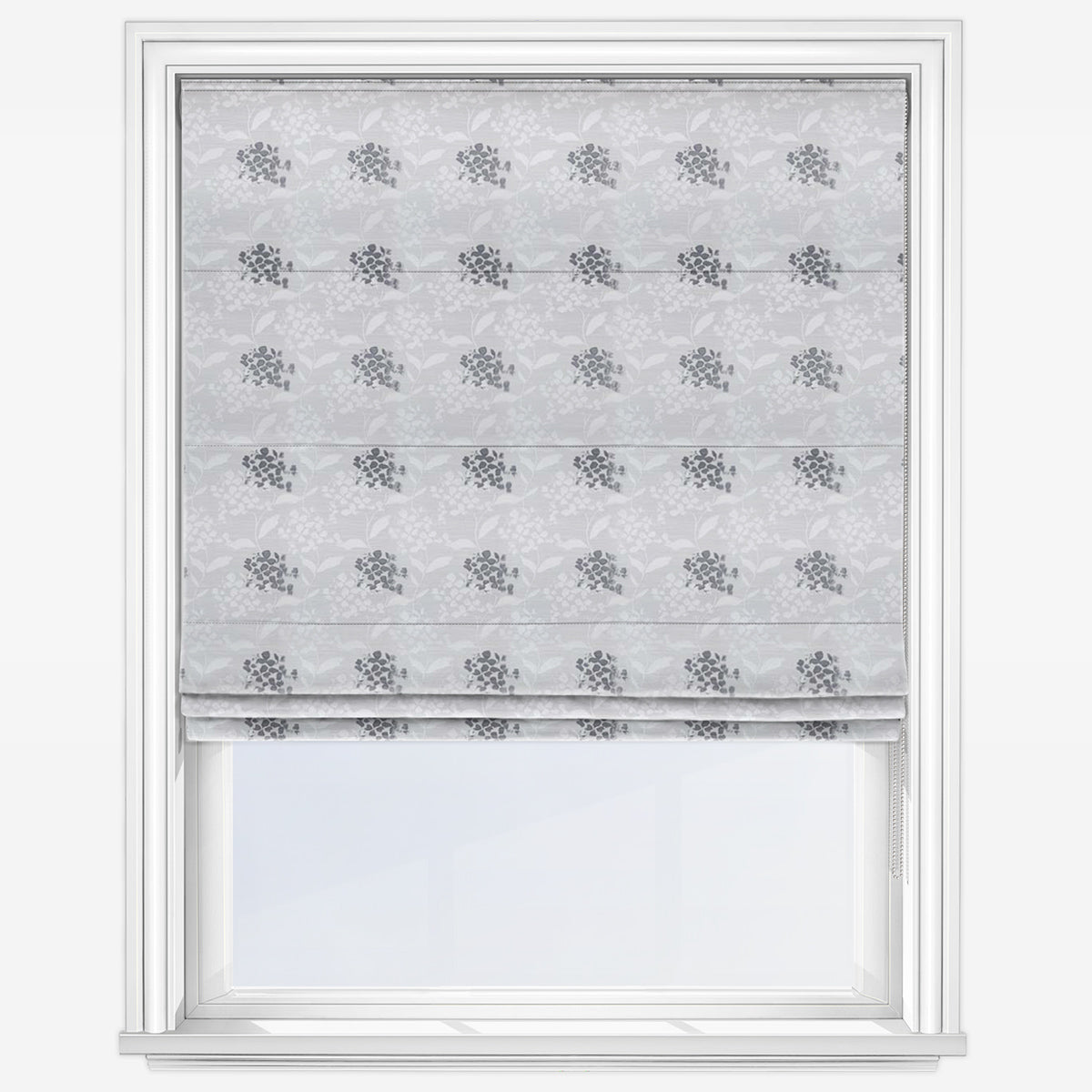 Prestigious Textiles Hydrangea Sterling Roman Blind