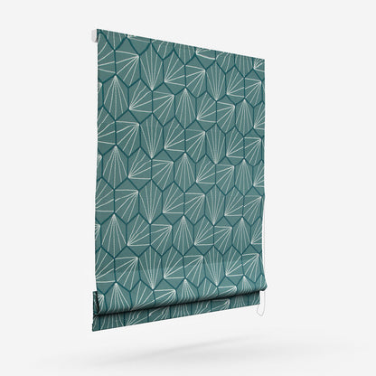 Scion Aikyo Teal Roman Blind